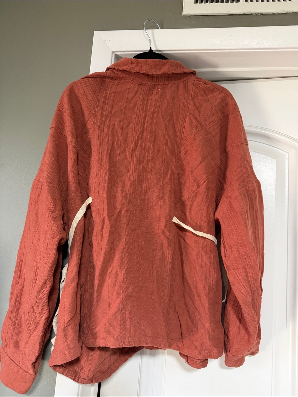 Free People Ansley Shirt  in Baked Clay - Picture 7 of 10